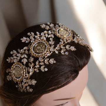 Al-Quds five coins Gold headband