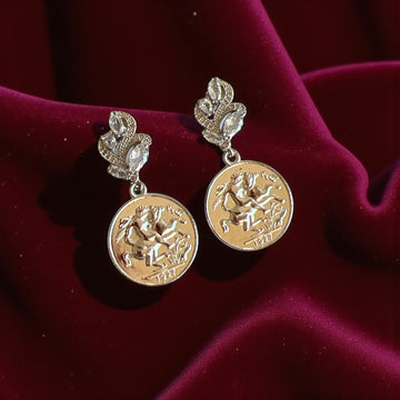 Al-Ruweis silver coin earrings