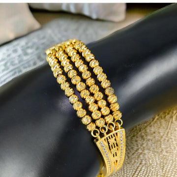 Qaddura 18K Gold Pleated Bracelet