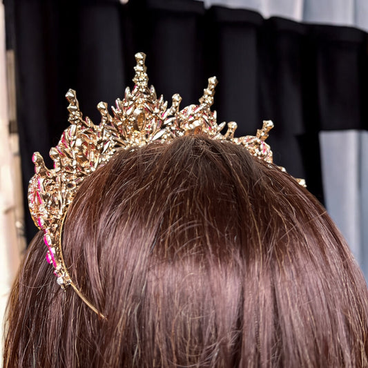 Dheisheh II Pink and Gold crown