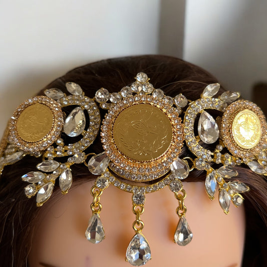 Bayt Hanina II five coins headpiece
