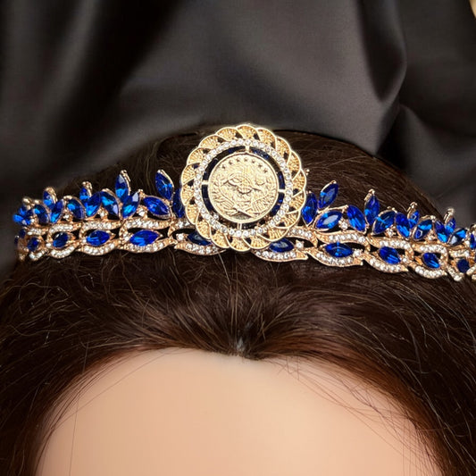 Dayr Tarif II Blue and Gold crown