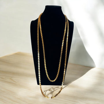 Tulkarm long zarad necklace and Bracelet set