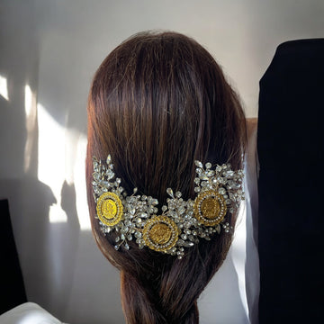 Bit Rema crystal three coins headpiece