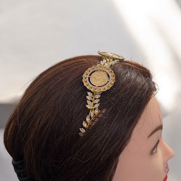 Nahhalin three coins gold headpiece