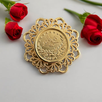 Bessan coin Brooch