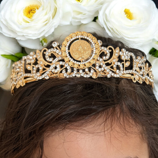 Noor one coin Gold princess tiara