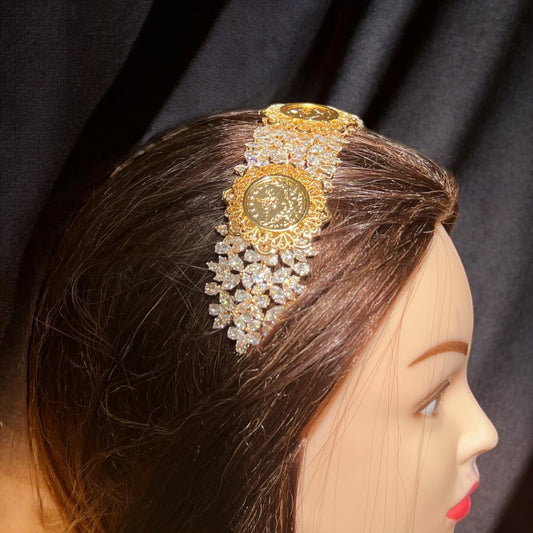 Palestine three coins headband