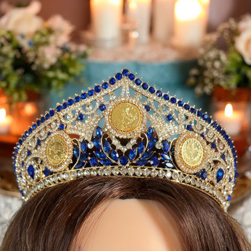 Telfit Blue and Gold crown