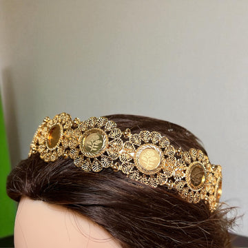 Yibna Gold Coin headband
