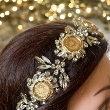 Gaza five coins headpiece