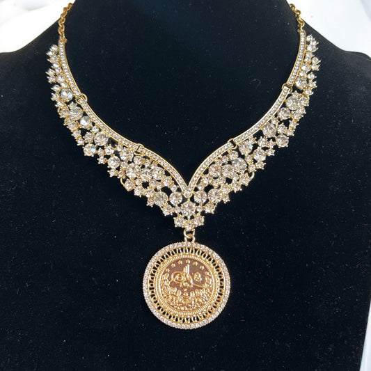 Halhul II big coin necklace