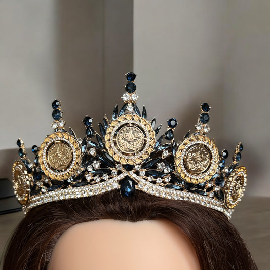 Dheisheh II Navy and Gold crown