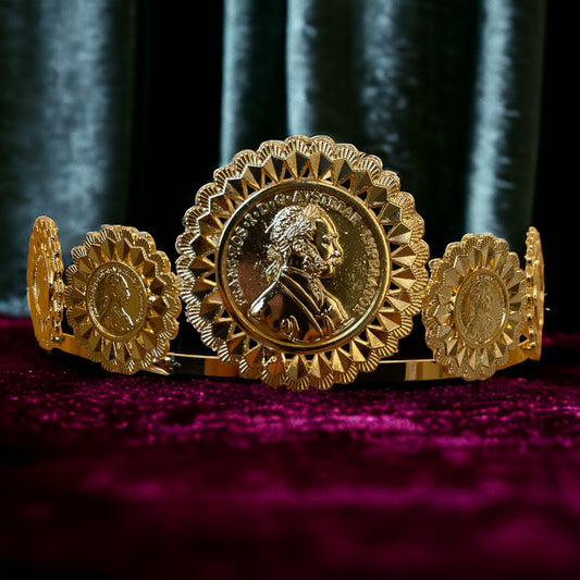Huwwara Queen Gold Crown Superiority Top Queen Gold Crown Accessory