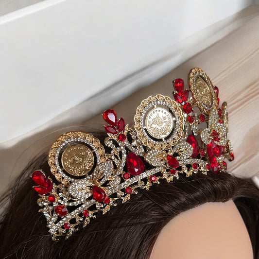 Kafr Thulth Red and Gold Luxury Crown