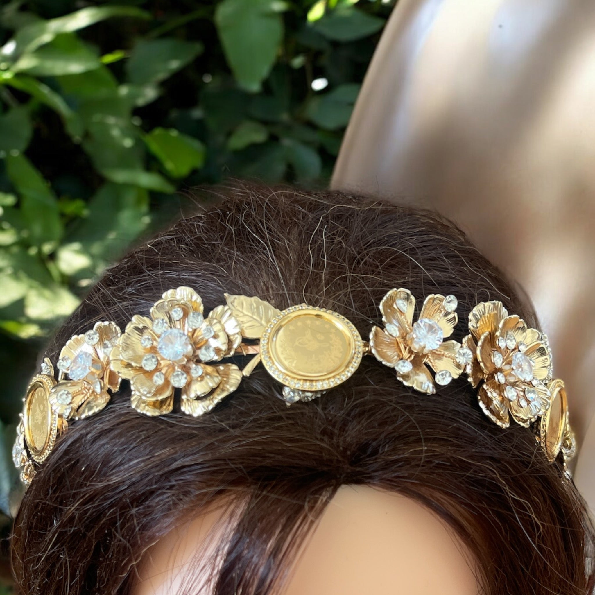 Shefa-Amr Gold - coins headband