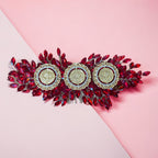 Al Fulija Red and coins hair comb
