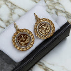 Al Jeab II coins earrings