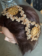Ayn al-Baydah Gold and Honey three coins headband