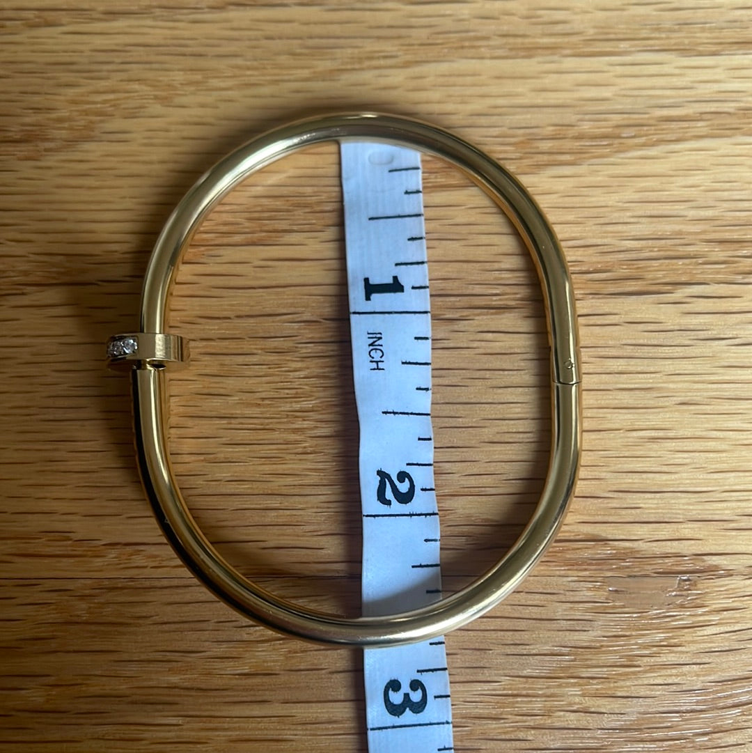 Khirbat Iribbin pleated gold bracelet