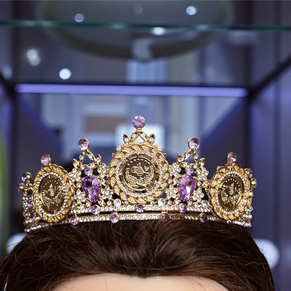 Akka ll Purple and Gold crown