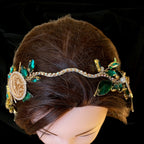 Al-Satariyya Green-Gold headband