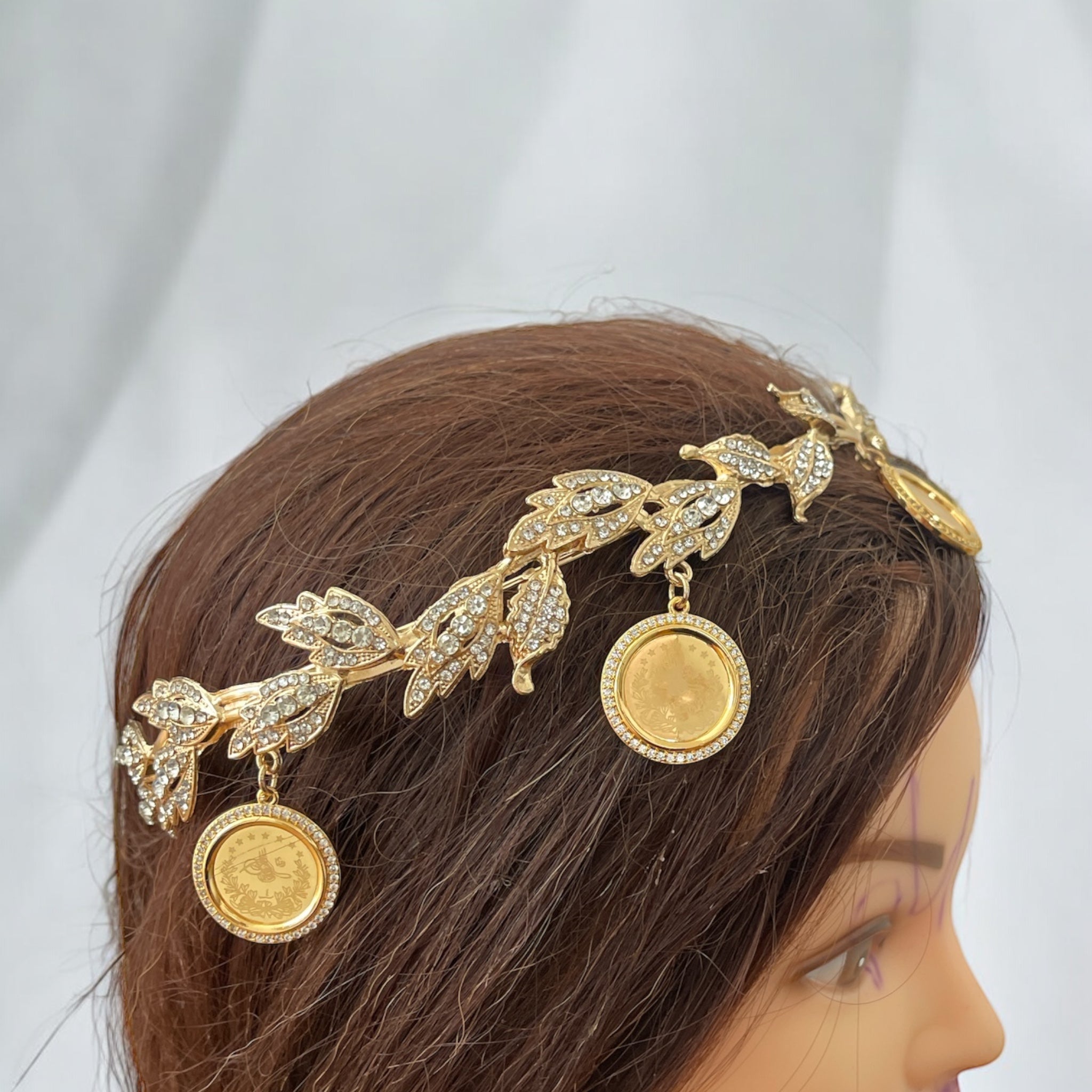 Yafa coins drop headband