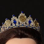 Al-Tira Blue and gold crown