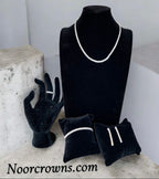 Marah Rabah Zircon Stone Set Necklace