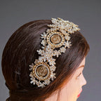 Al-Muzayri'a five coins crystal Gold headpiece