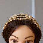 Al-Muzayri'a crystal Gold Headpiece
