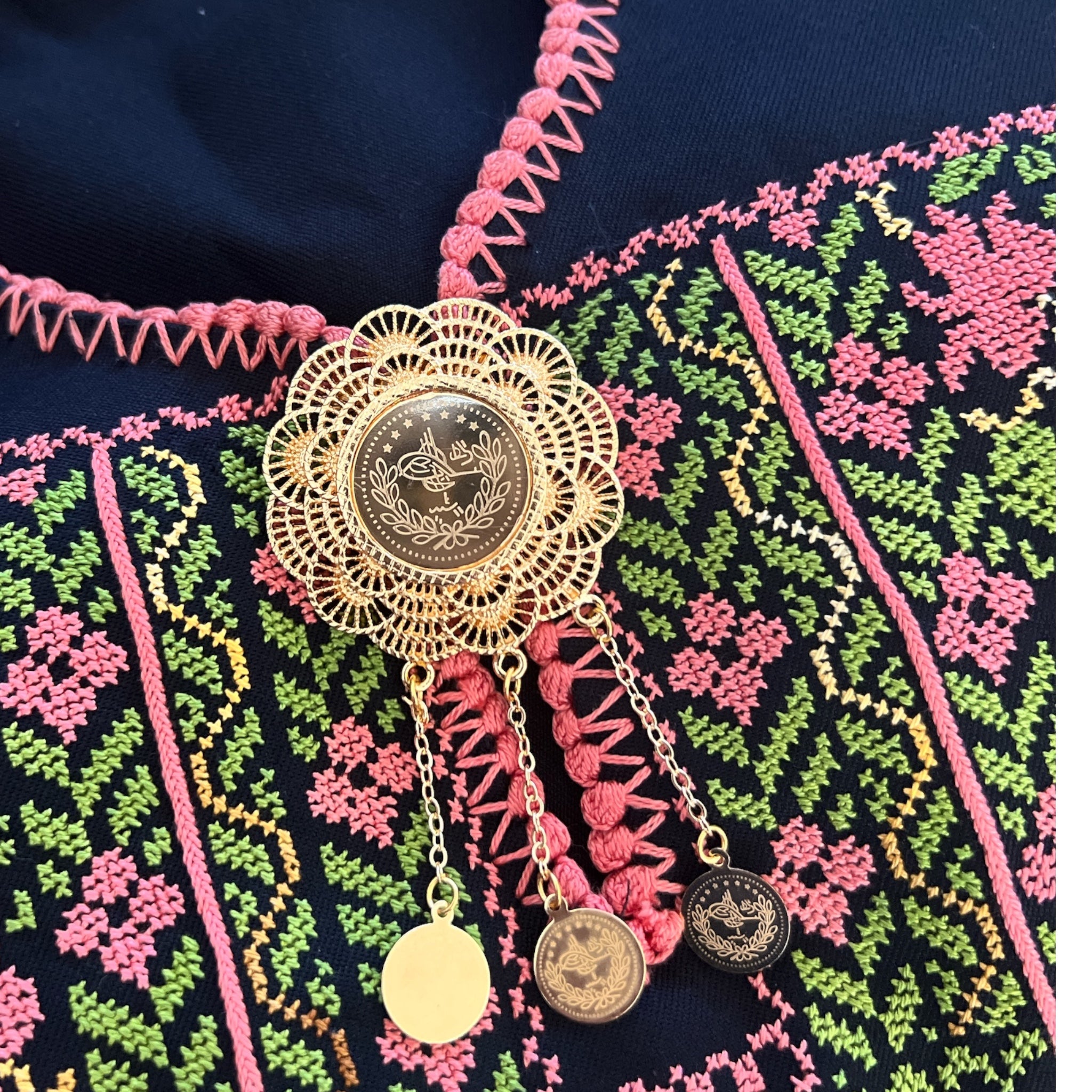 Der sharf big coin brooch / Pin