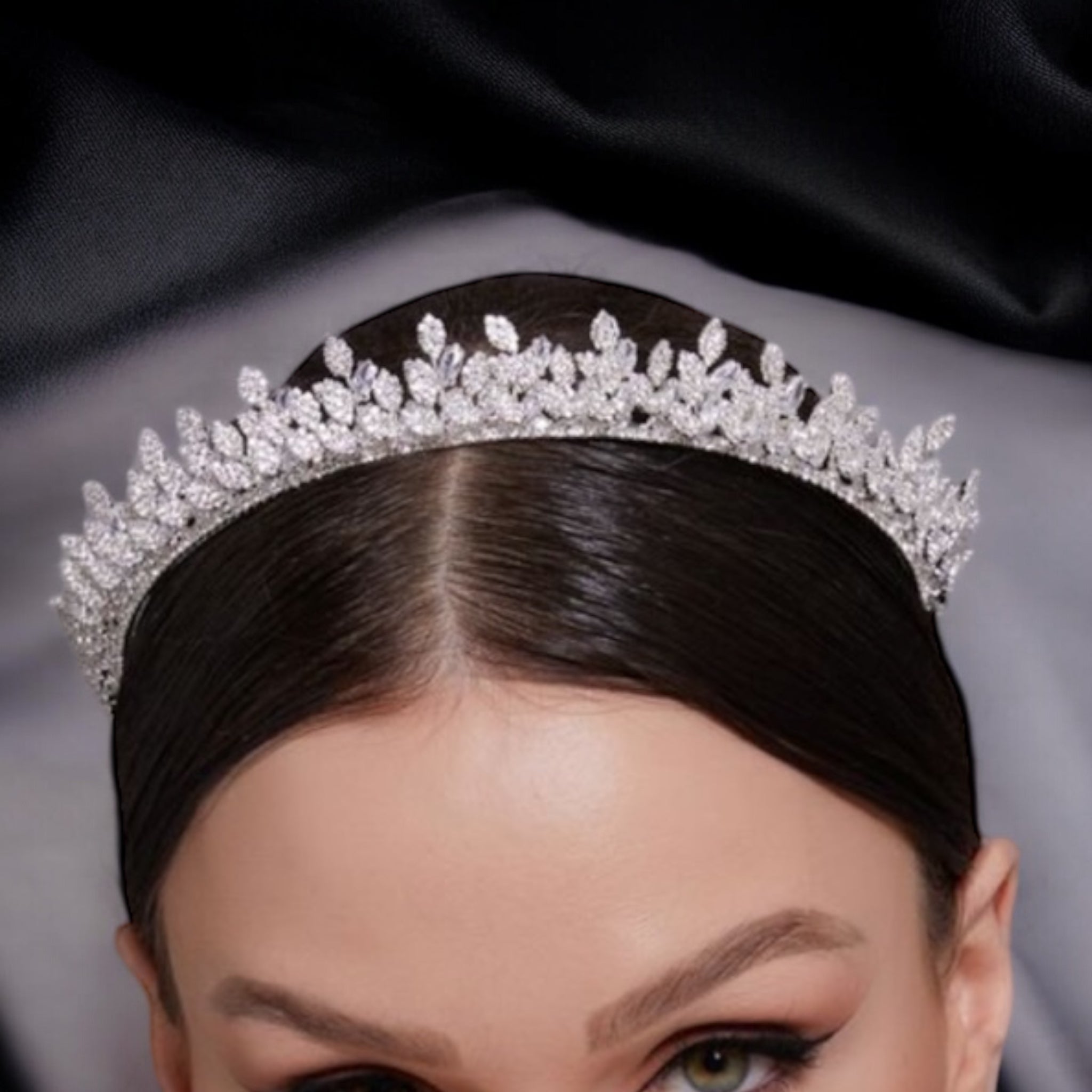 Biddu II Zircon Small Size Bridal Crown