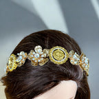 Bardala Flowers and coins headband