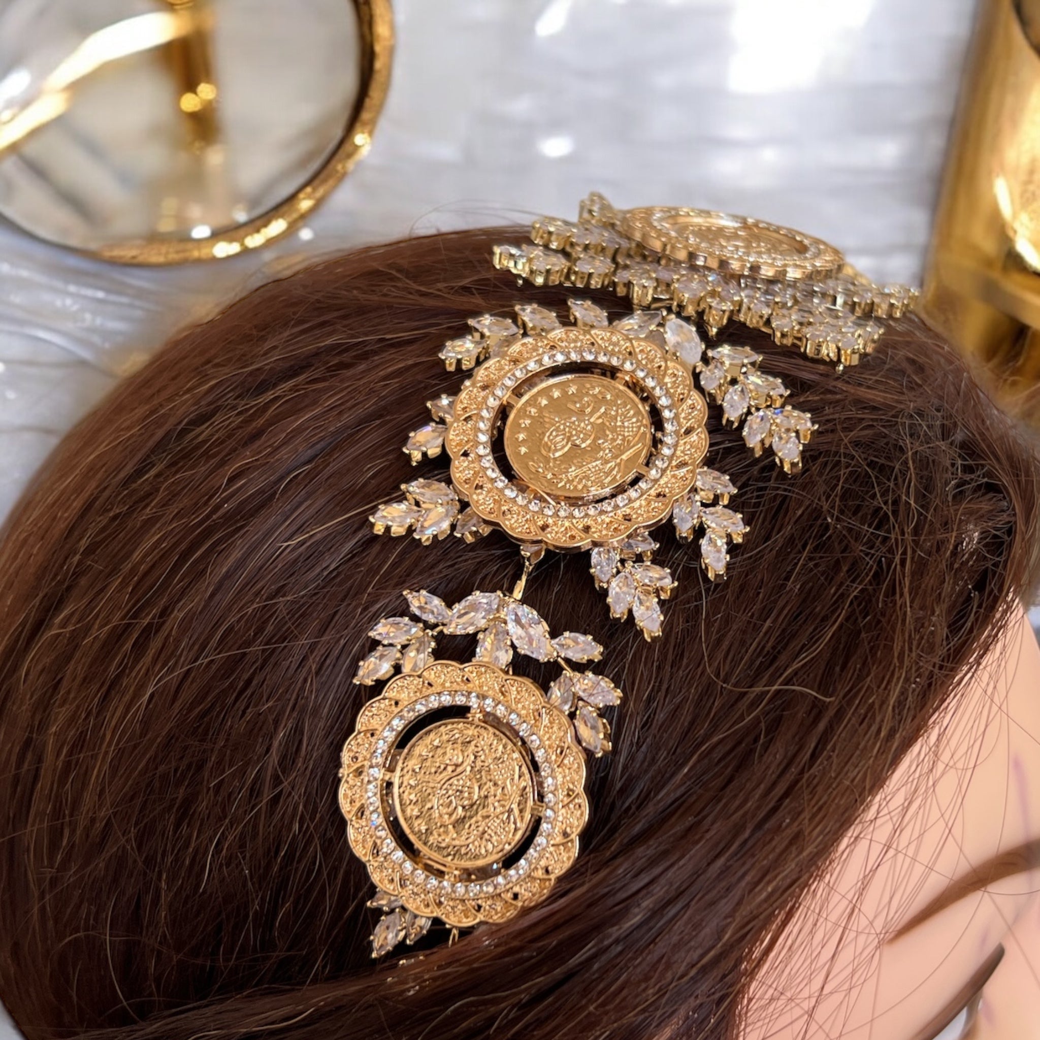 Bayt Sahur five coins luxury headband