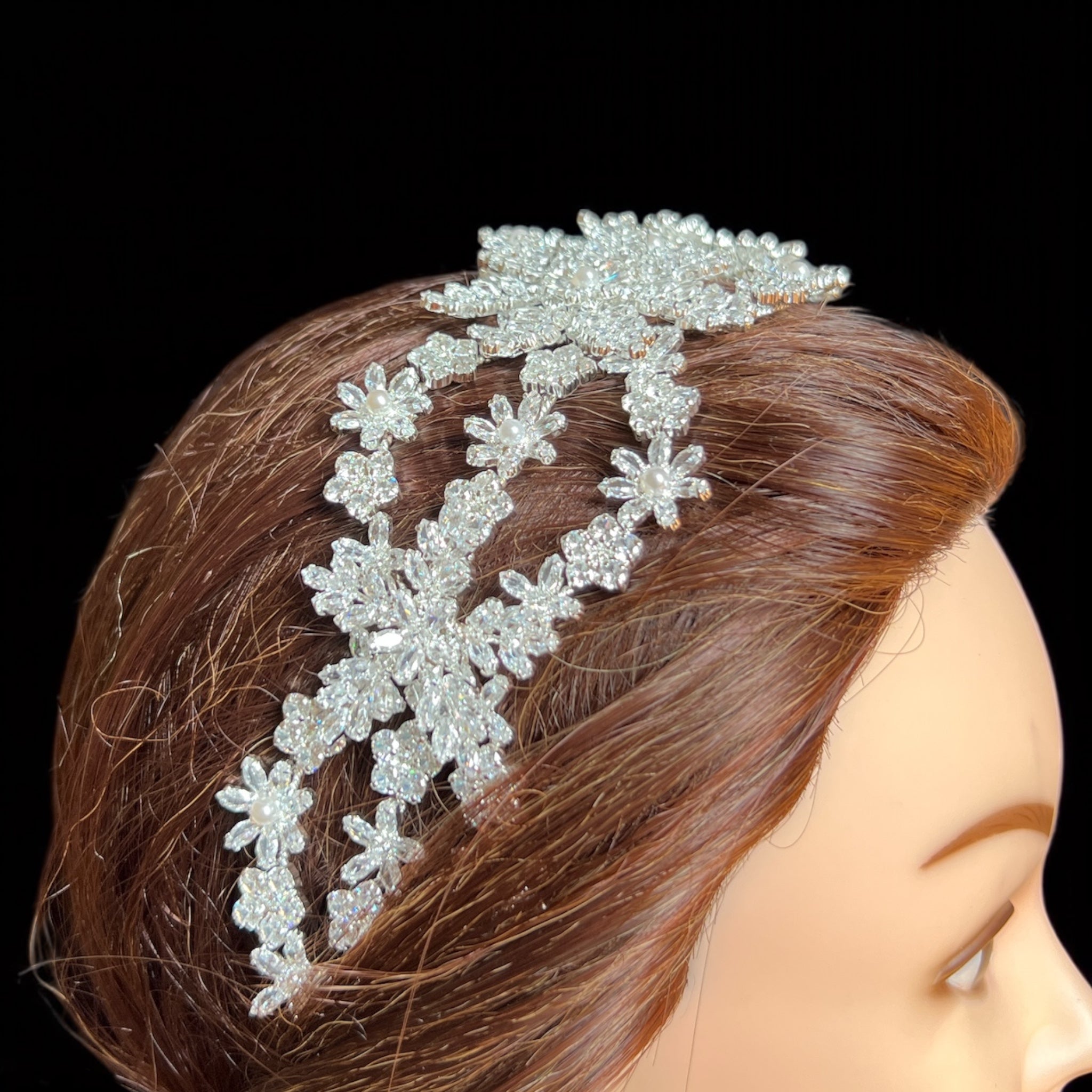 Zerin crystal Bride headband