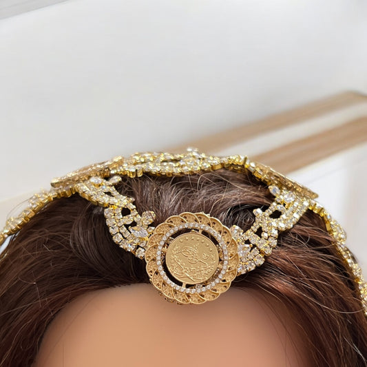 Raba eight coins head piece