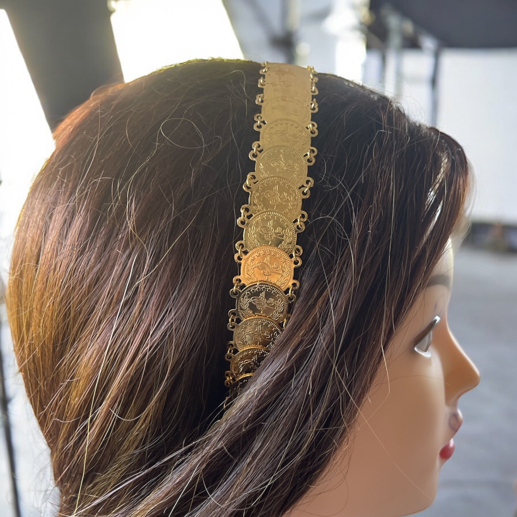 Turmussaya lira stacked headpiece