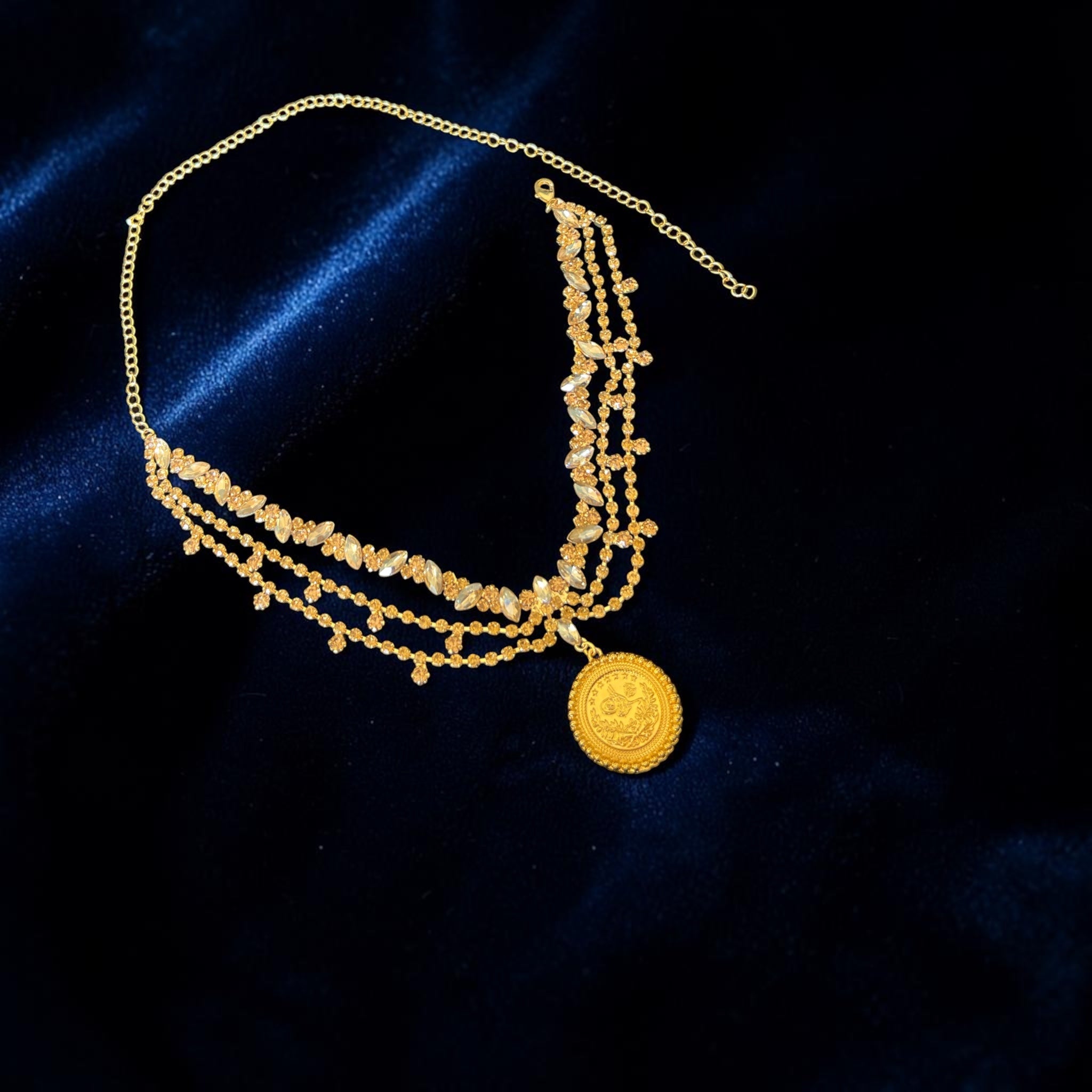 Marj al-Ghazal unique headpiece/Necklace