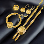 Tubas II 21k Pleated Gold 4Pcs set