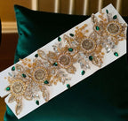 Al-Birwa Gold-Green five coins headpiece