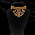 Nablus II Gold Pleated choker