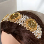 Palestine three coins headband