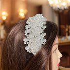 Jayyous Zircon Stone And Crystal Bead Pearl Hair Accessories