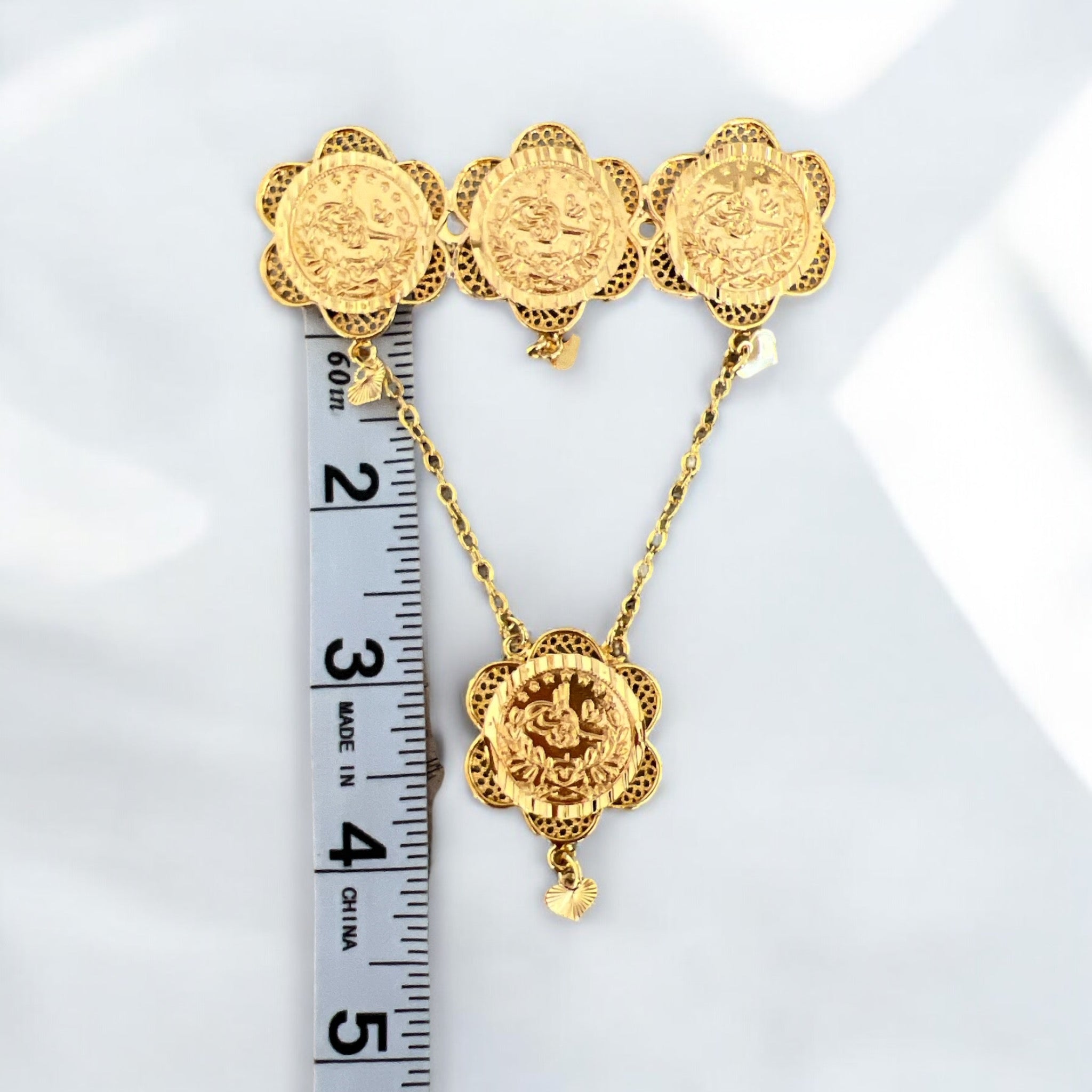 Ramallah four coins Brooch / Pin