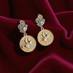Al-Ruweis silver coin earrings