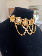 Beit Daras ounces choker Pleated Gold 21K Pleated