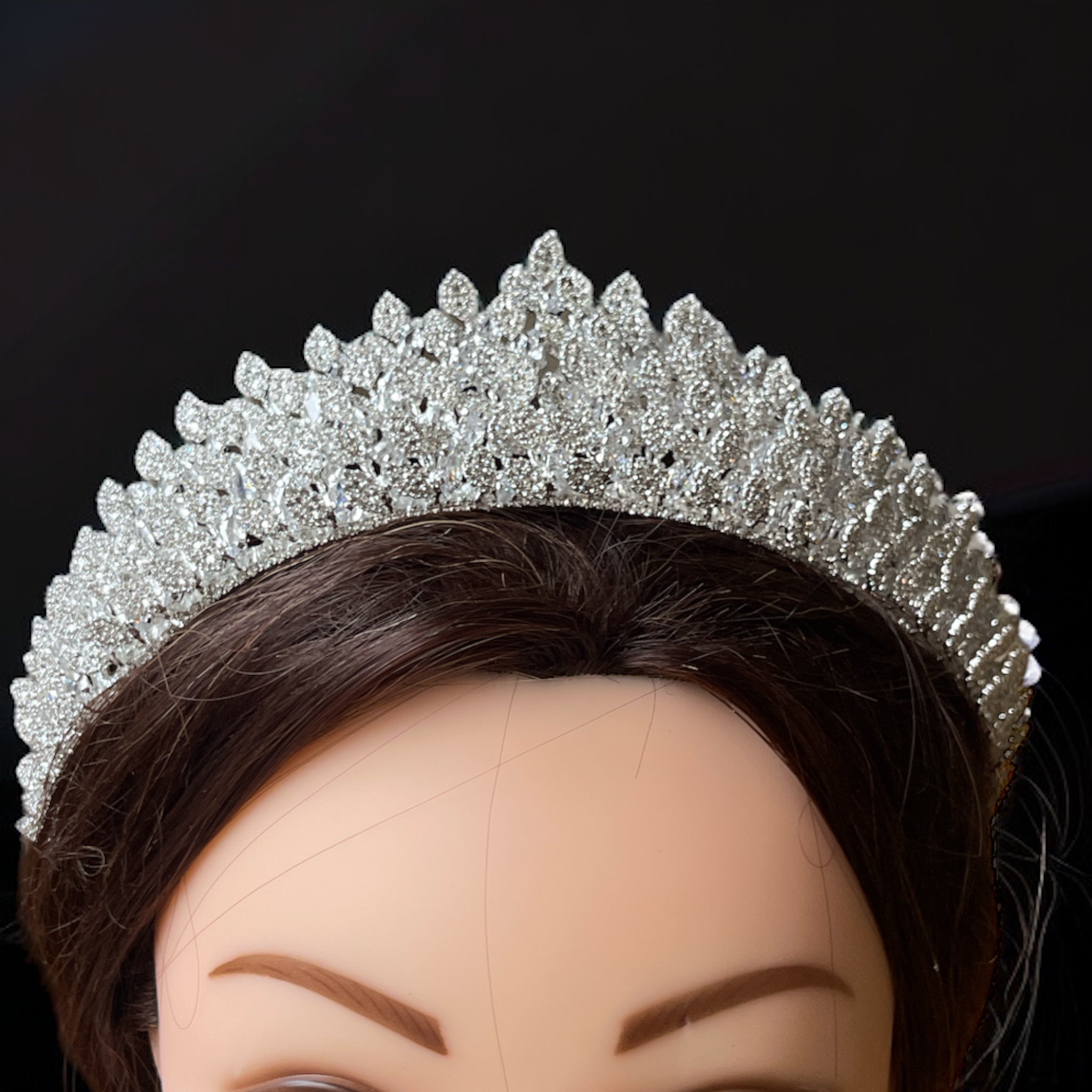Abwein Bridal tiara crystal