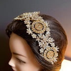 Al-Muzayri'a five coins crystal Gold headpiece