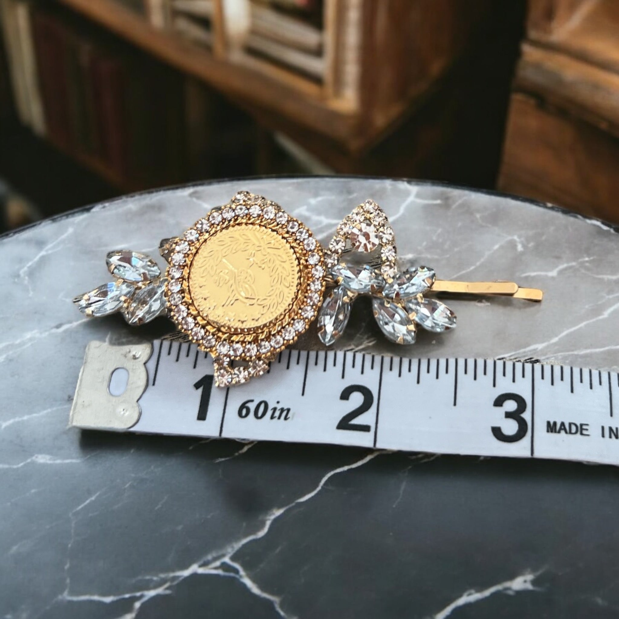 Sanjal two pieces coin hair clip